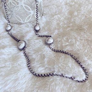 Crackle Stone Necklace